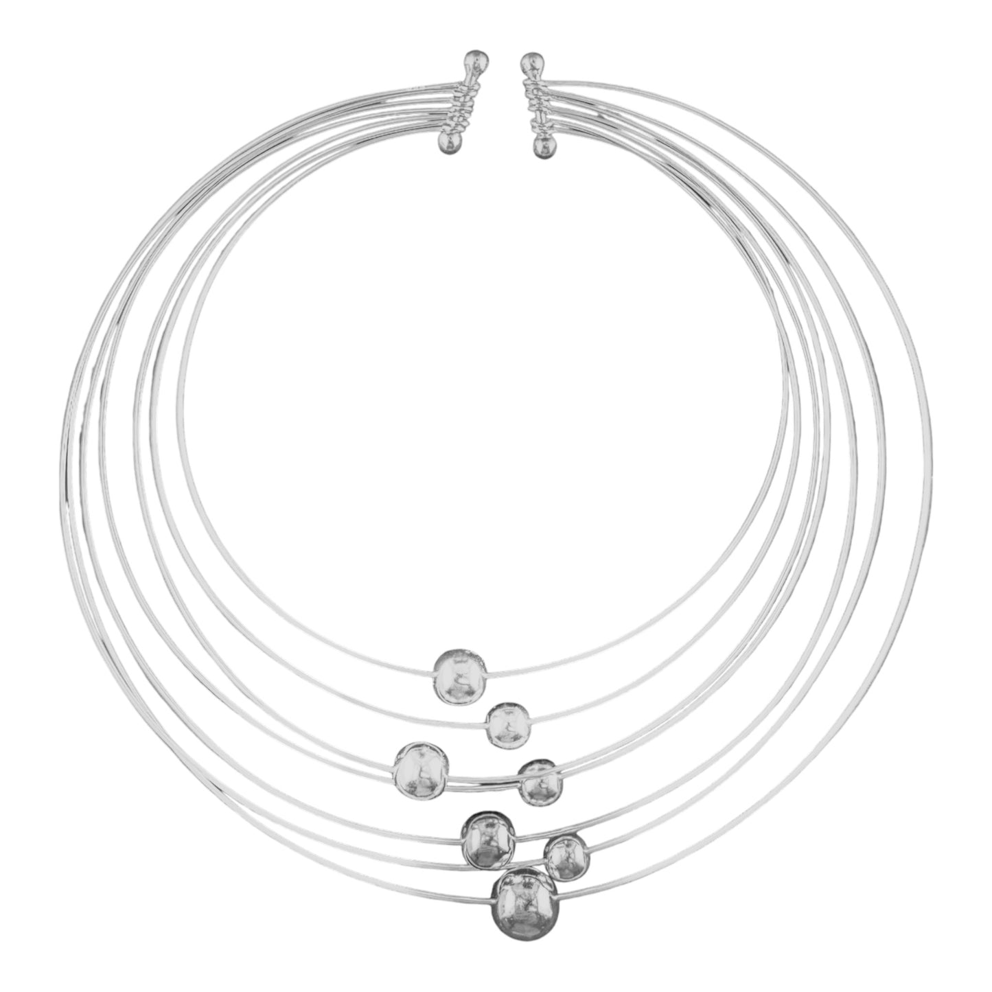 Multi-Strand Choker w/Beads