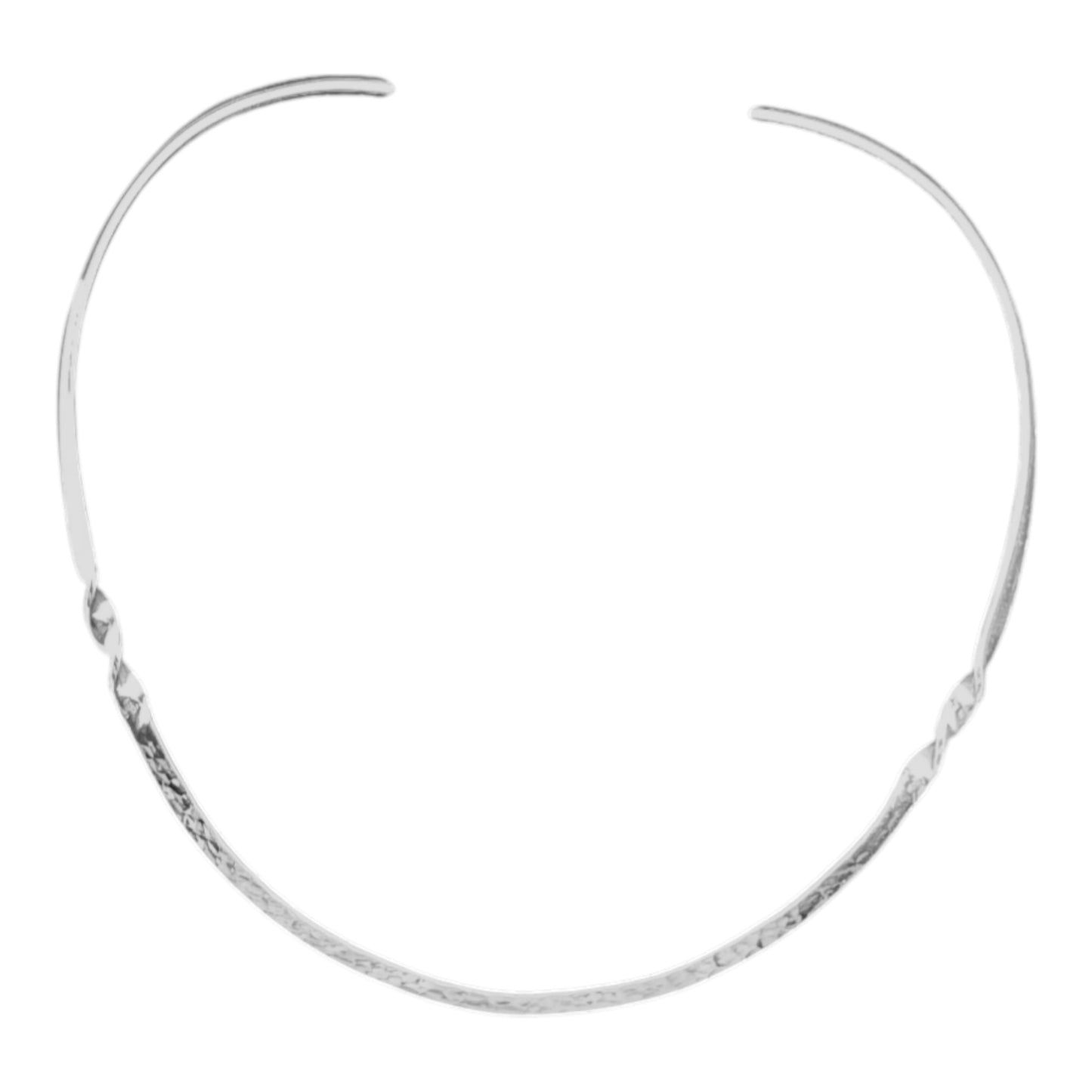 Hammered Collar w/Twists