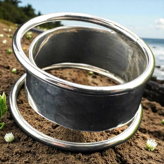 Wide Multi Band Ring 12mm