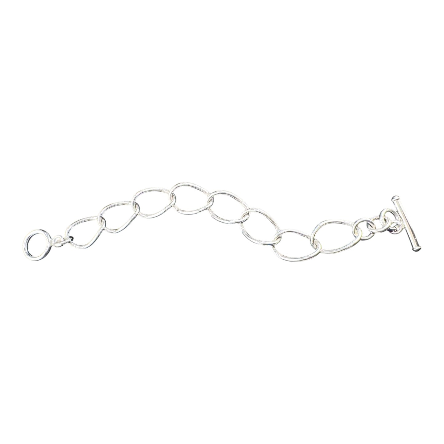 Fine Twisted Oval Link Chain Bracelet