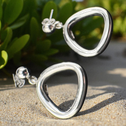 Triangular Stud Earrings