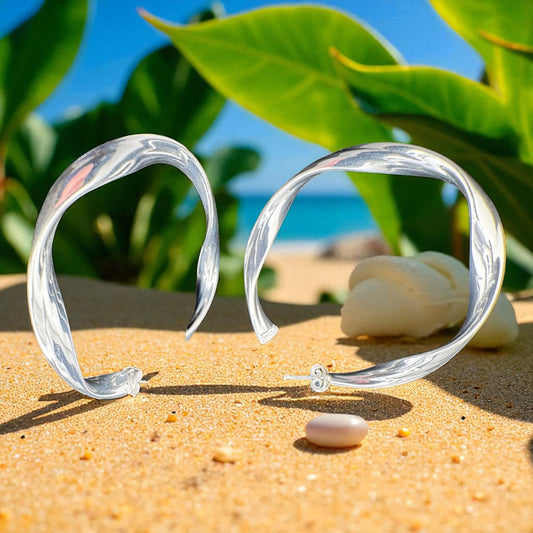Twisted Hoop Earrings