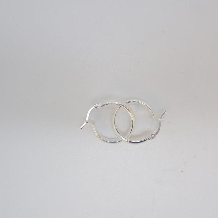 Handcrafted solid sterling .925 silver 13cm Solid Silver HOOP Earrings from Taxco, Mexico