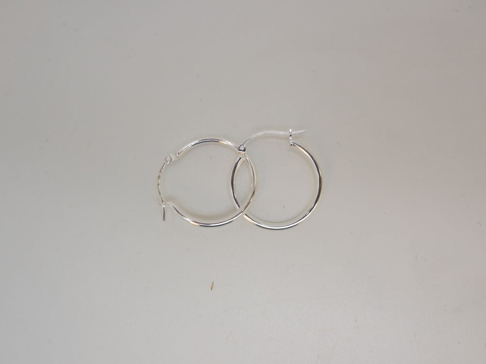Handcrafted solid sterling .925 silver 20cm Solid Silver HOOP Earrings from Taxco, Mexico