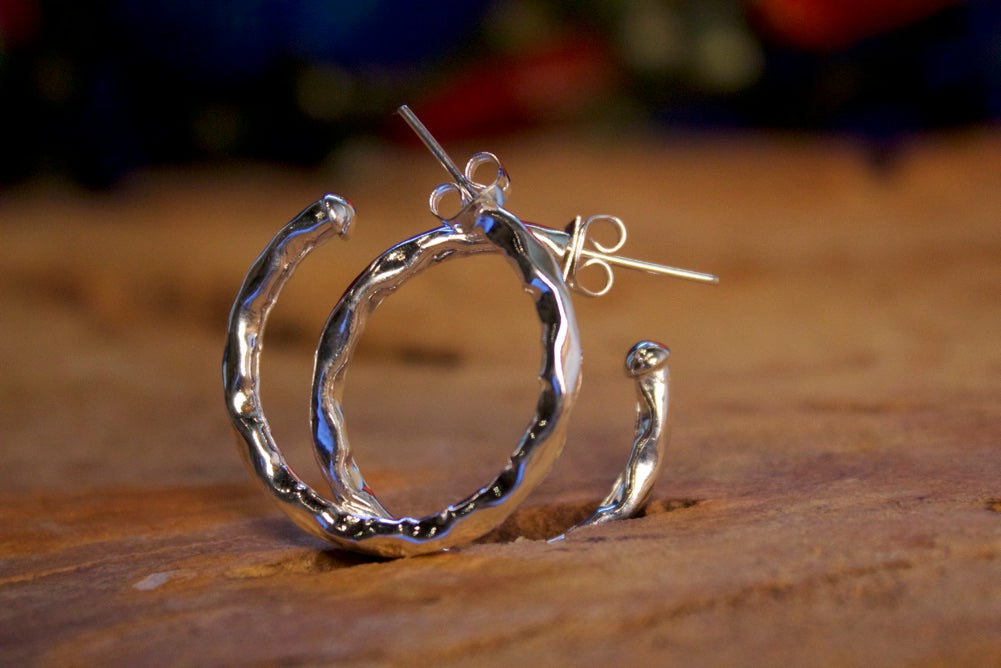 No Mas! 925 Solid Silver Earrings