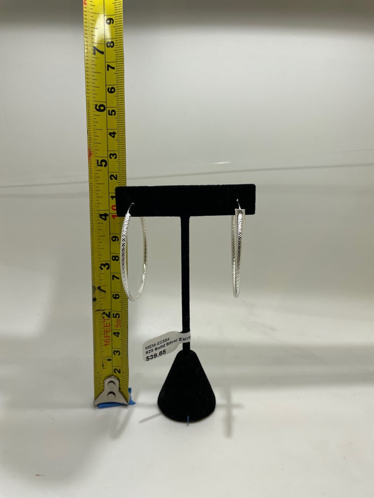 No Mas! 925 Solid Silver Earrings