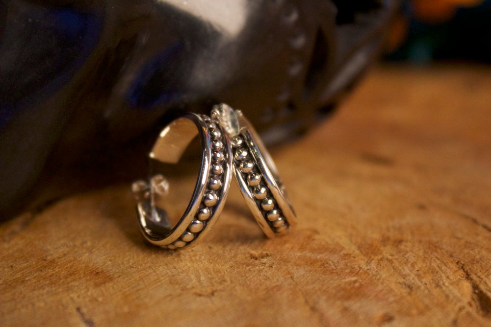 No Mas! 925 Solid Silver Earrings
