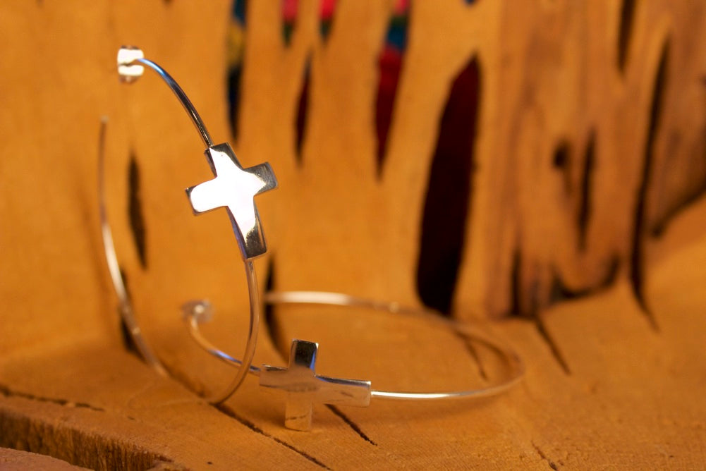 No Mas! 925 Solid Silver Earrings