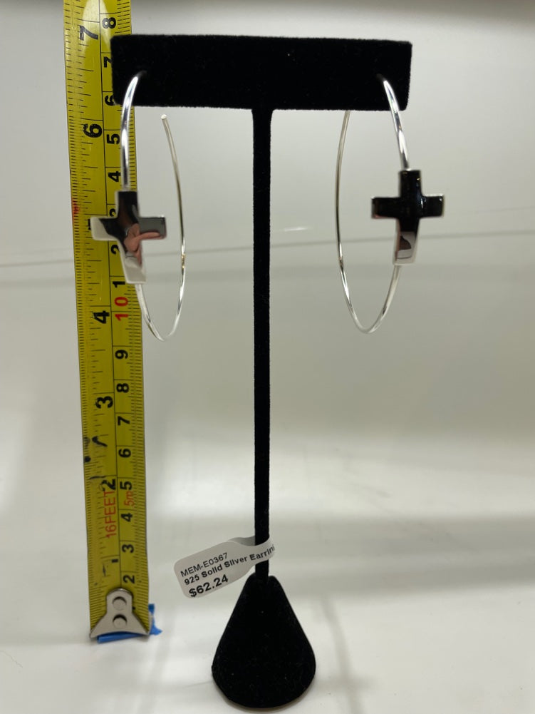 No Mas! 925 Solid Silver Earrings