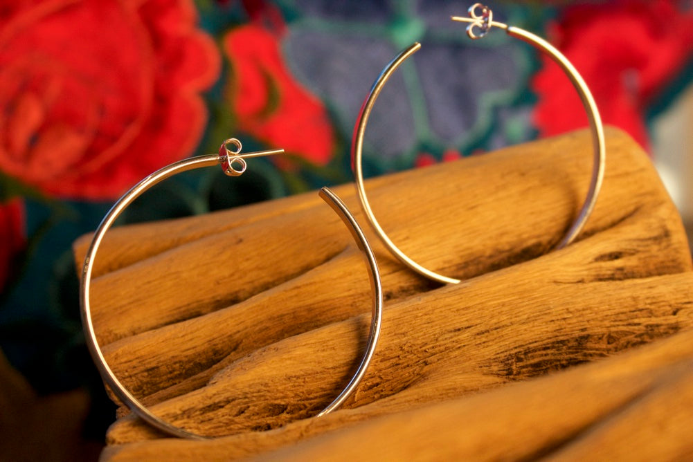 No Mas! 925 Solid Silver Earrings