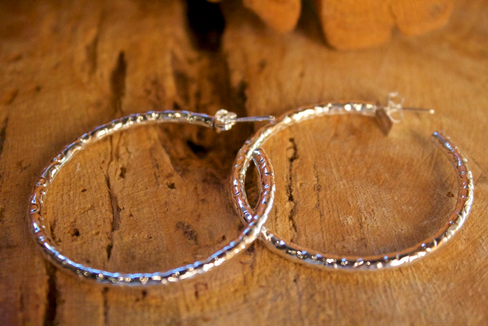 No Mas! 925 Solid Silver Earrings