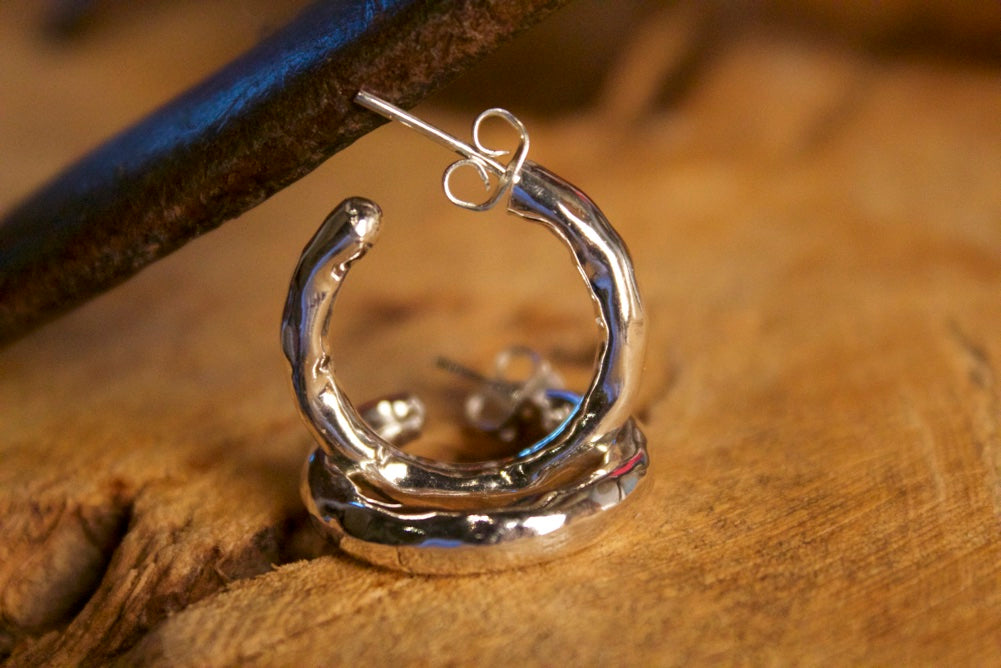 No Mas! 925 Solid Silver Earrings