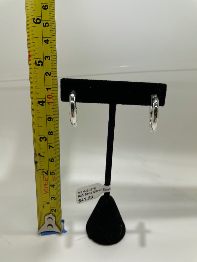 No Mas! 925 Solid Silver Earrings