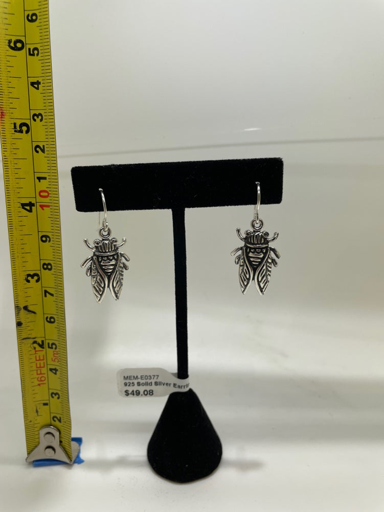 No Mas! 925 Solid Silver Earrings