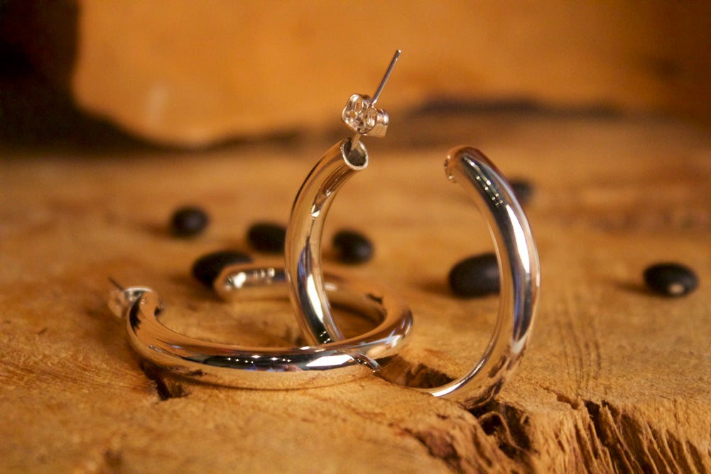No Mas! 925 Solid Silver Earrings