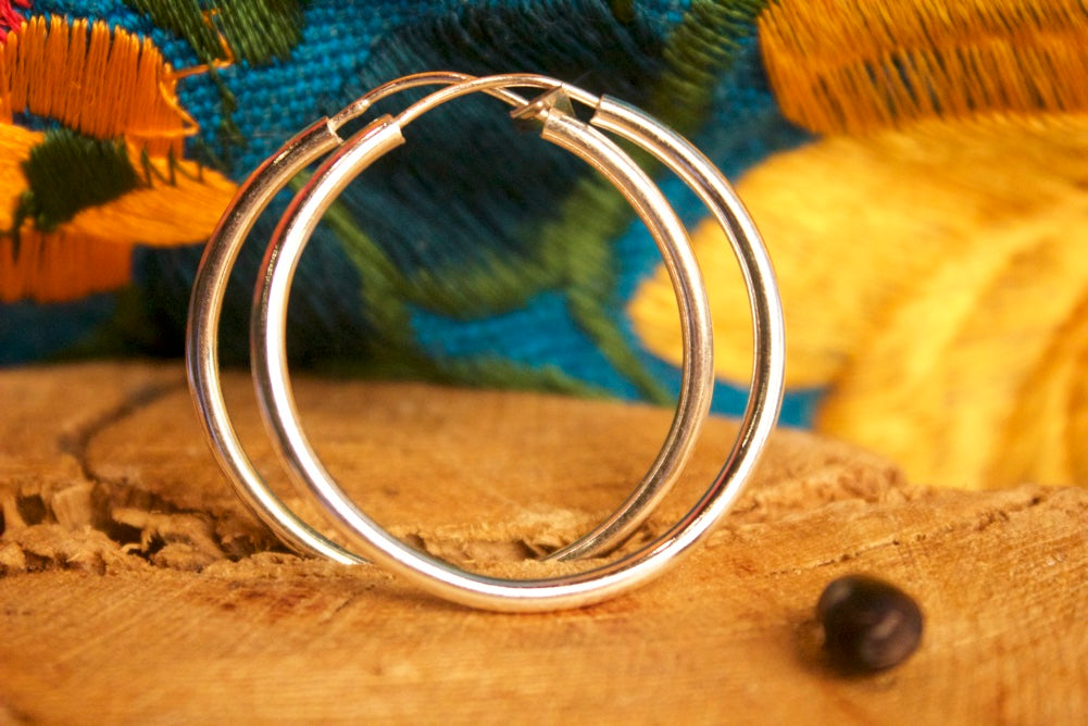 No Mas! 925 Solid Silver Earrings