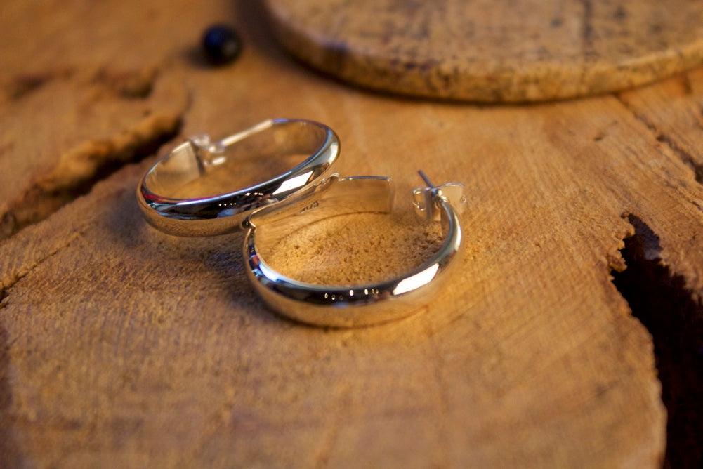 No Mas! 925 Solid Silver Earrings