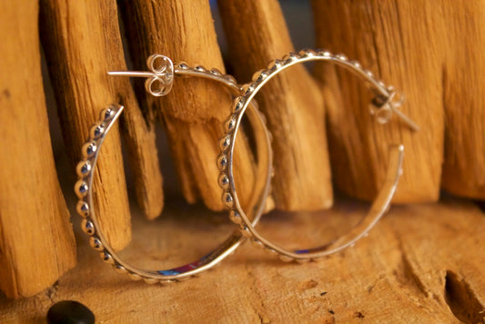 No Mas! 925 Solid Silver Earrings