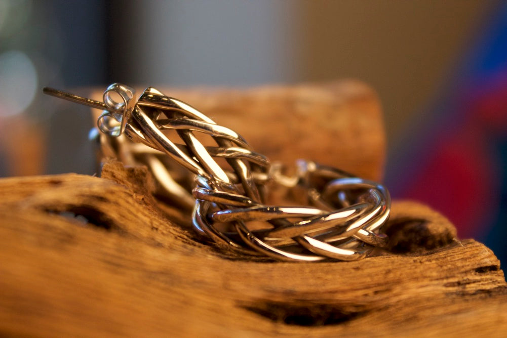 No Mas! 925 Solid Silver Earrings