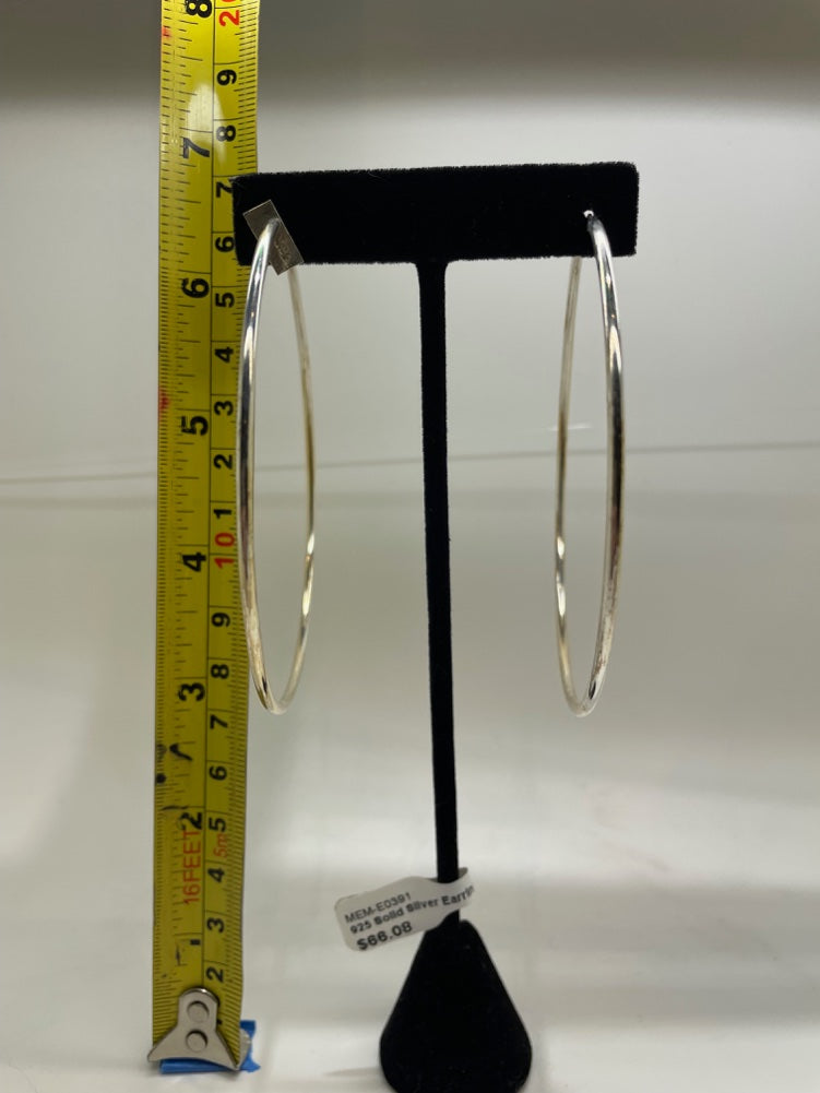 No Mas! 925 Solid Silver Earrings