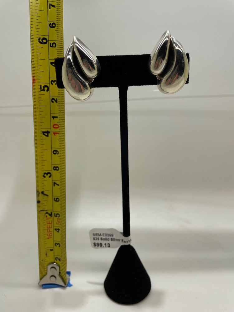No Mas! 925 Solid Silver Earrings
