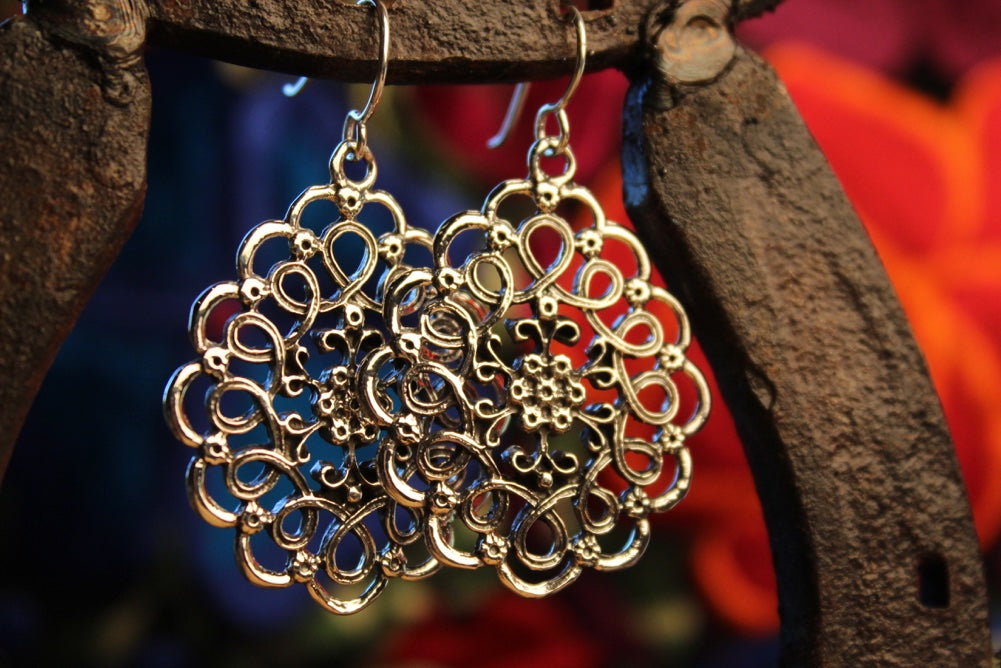 No Mas! 925 Solid Silver Earrings