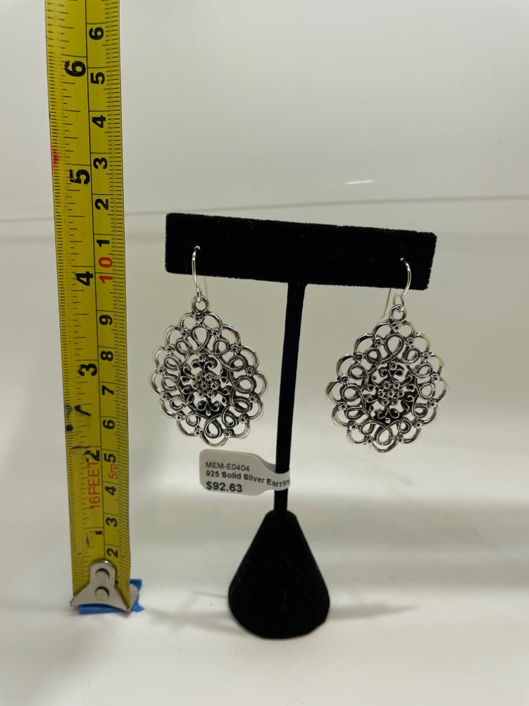 No Mas! 925 Solid Silver Earrings