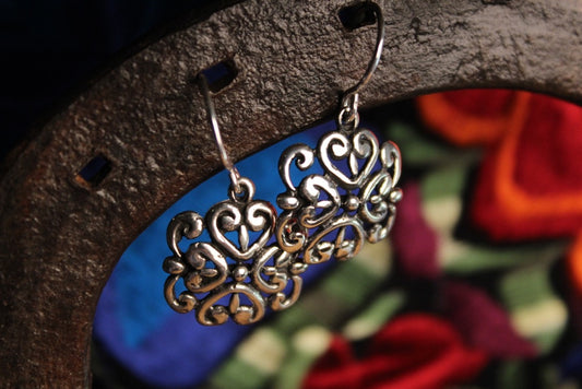 No Mas! 925 Solid Silver Earrings