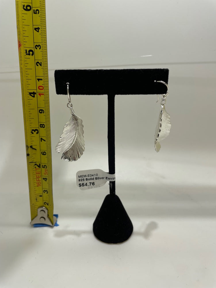 No Mas! 925 Solid Silver Earrings