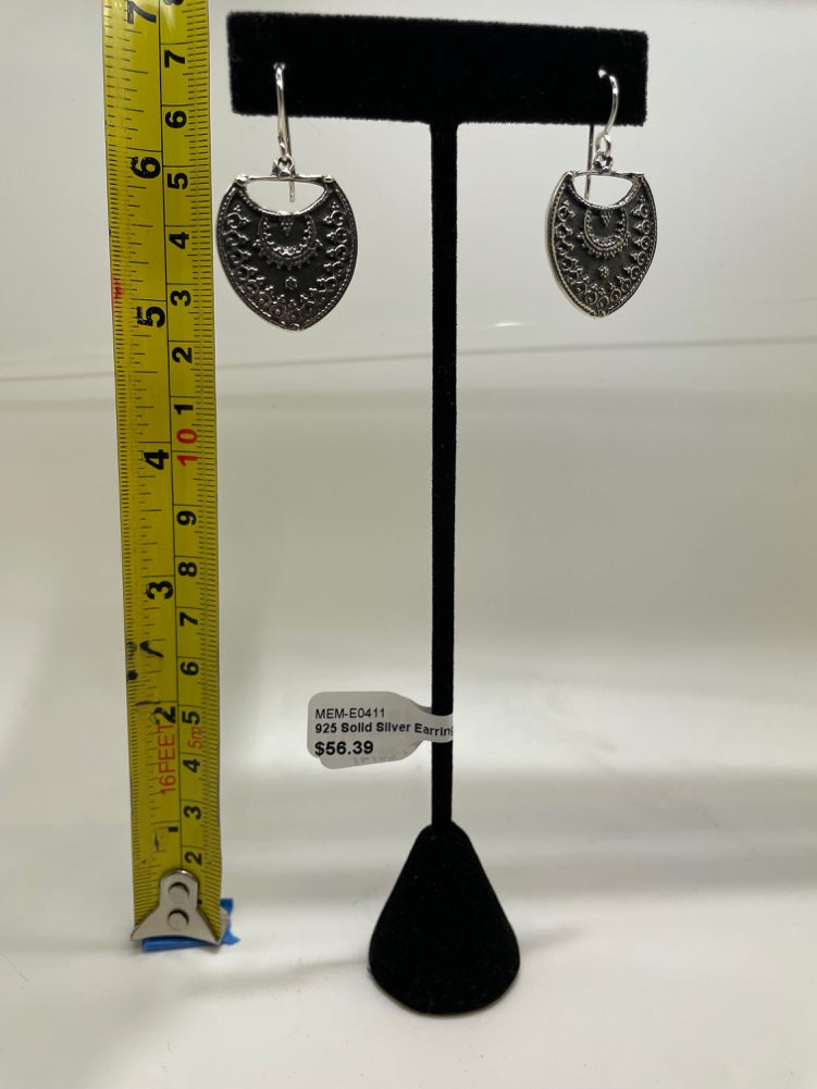 No Mas! 925 Solid Silver Earrings