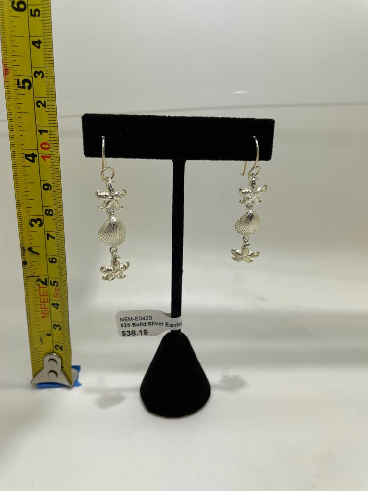 No Mas! 925 Solid Silver Earrings