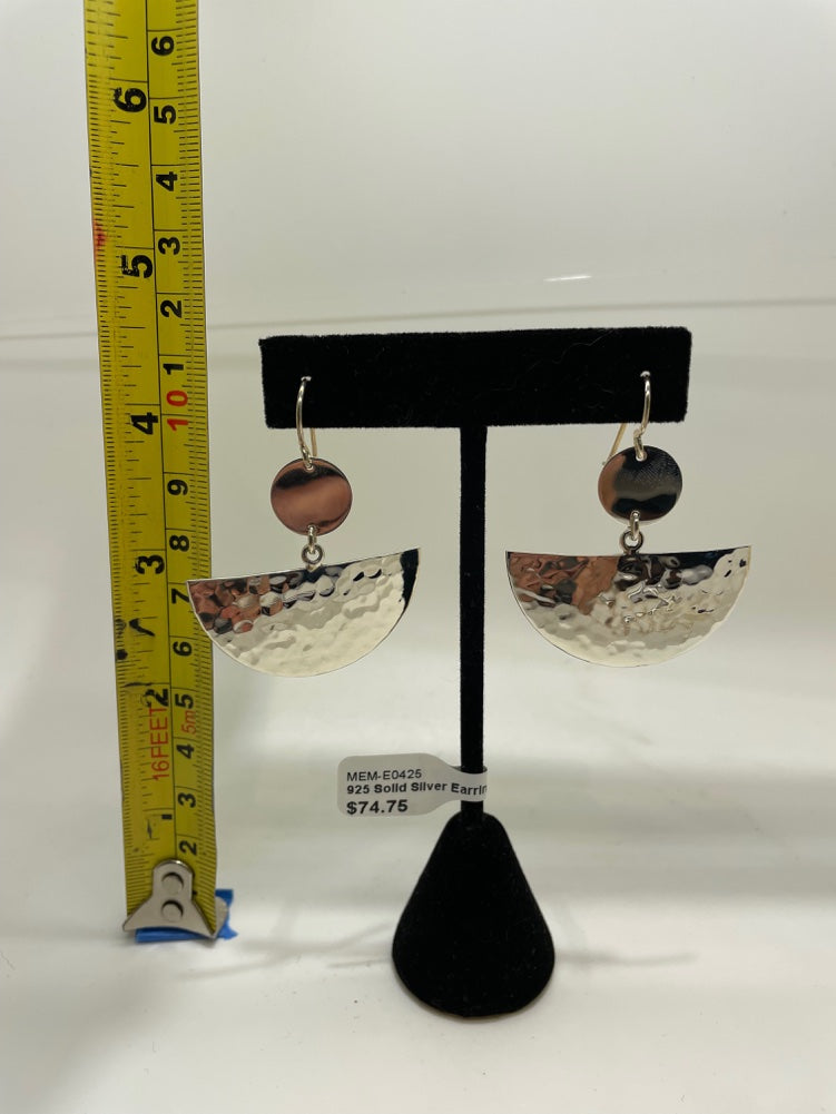 No Mas! 925 Solid Silver Earrings