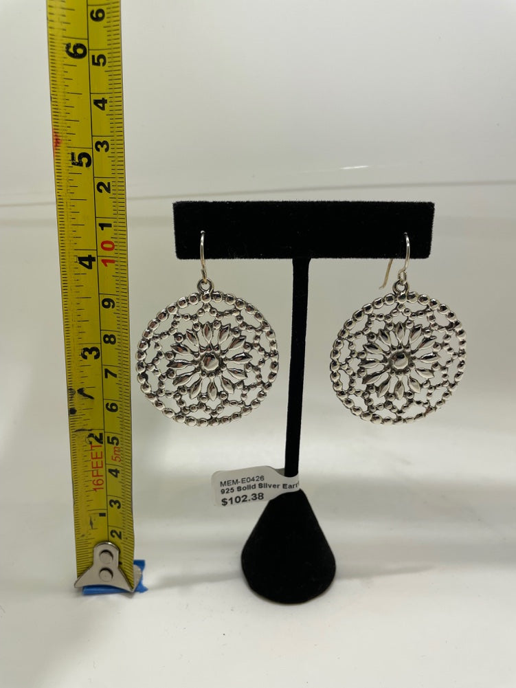 No Mas! 925 Solid Silver Earrings