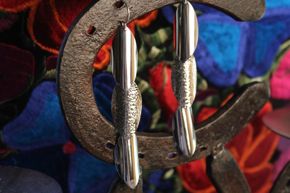 No Mas! 925 Solid Silver Earrings