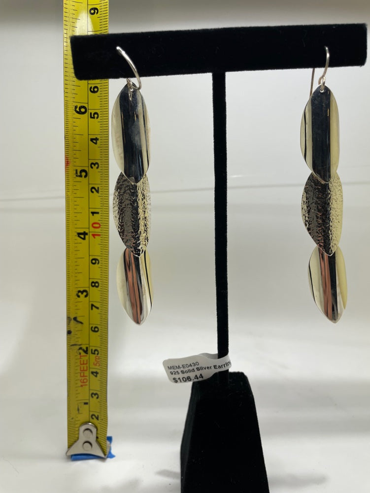No Mas! 925 Solid Silver Earrings