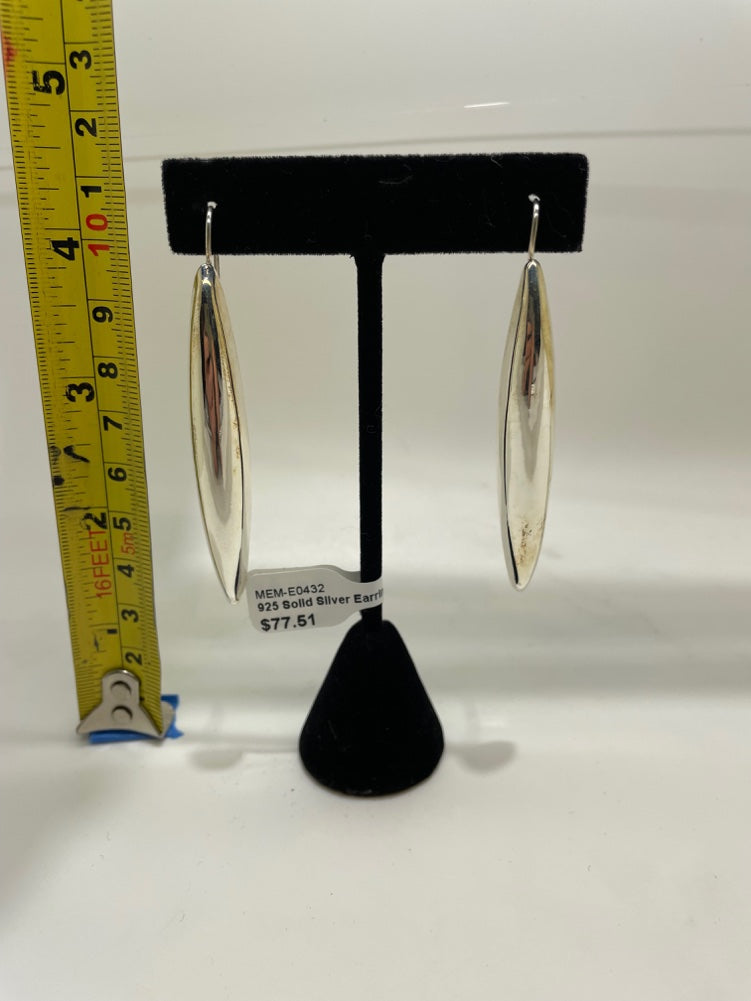 No Mas! 925 Solid Silver Earrings
