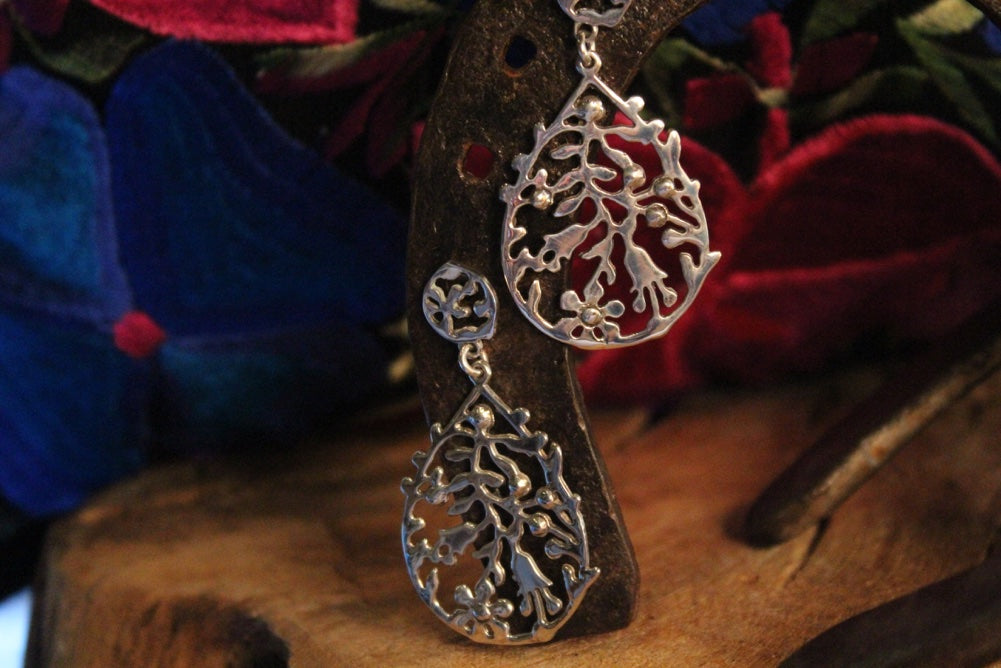 No Mas! 925 Solid Silver Earrings