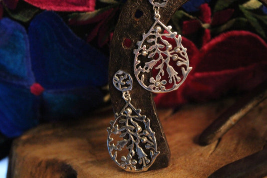 No Mas! 925 Solid Silver Earrings