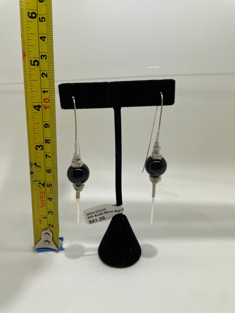 No Mas! 925 Solid Silver Earrings