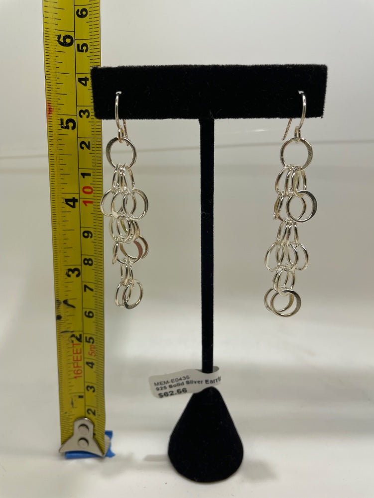 No Mas! 925 Solid Silver Earrings