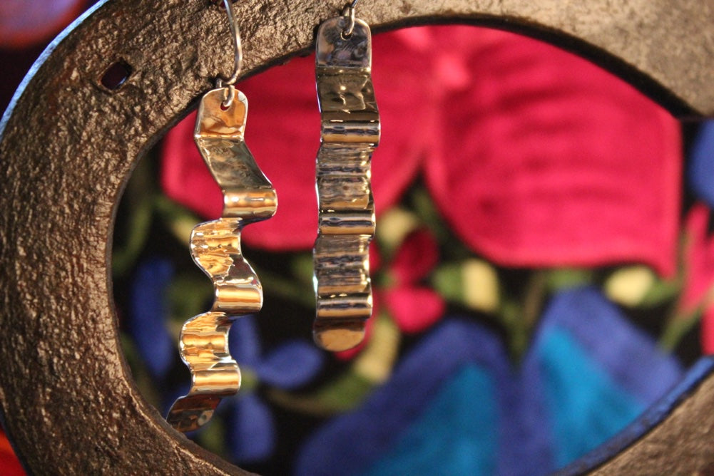 No Mas! 925 Solid Silver Earrings
