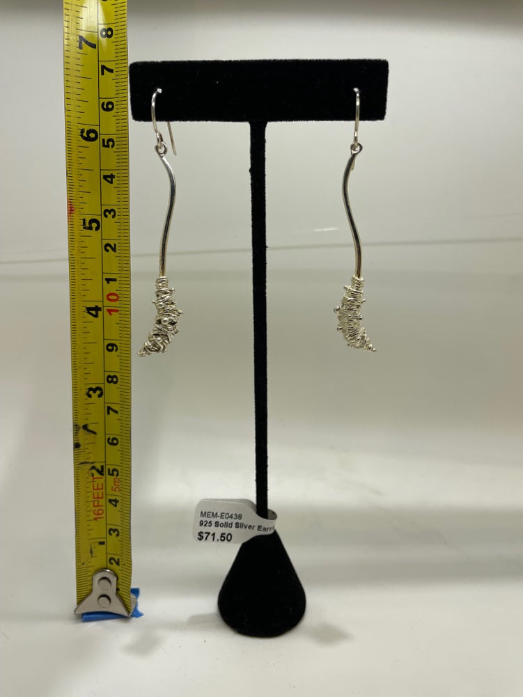 No Mas! 925 Solid Silver Earrings