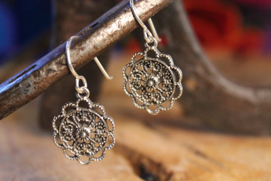 No Mas! 925 Solid Silver Earrings