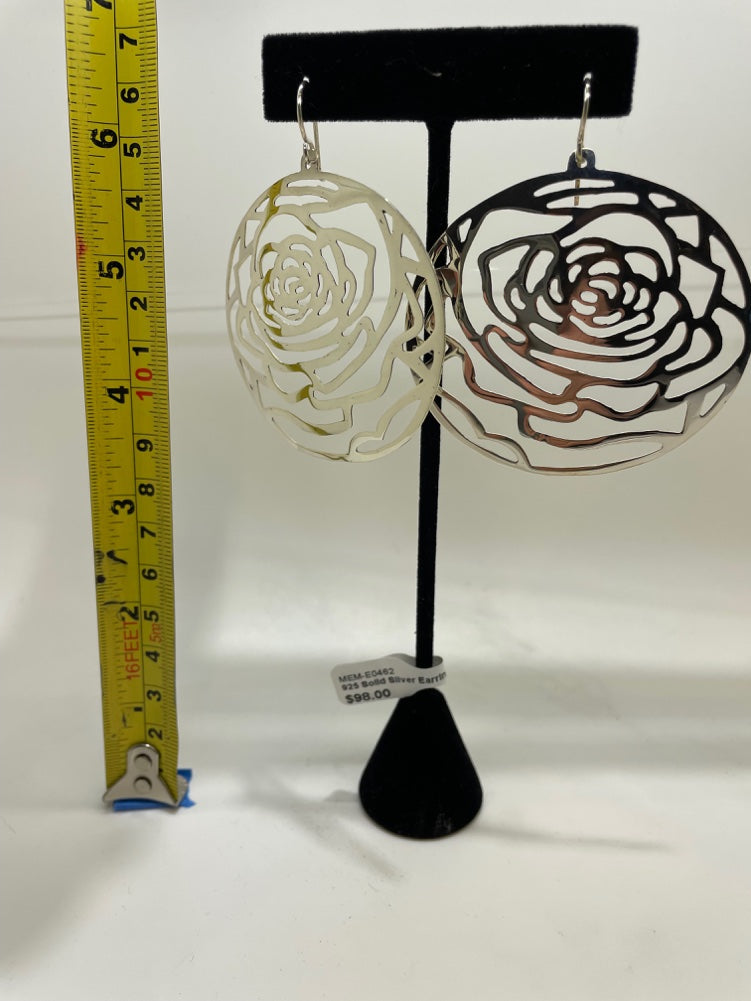 No Mas! 925 Solid Silver Earrings