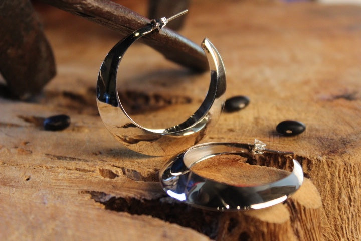 No Mas! 925 Solid Silver Earrings