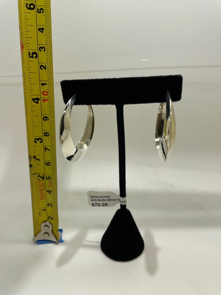 No Mas! 925 Solid Silver Earrings