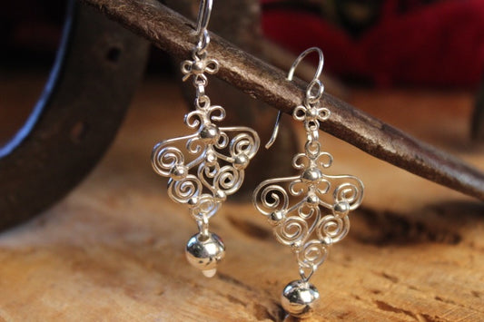 No Mas! 925 Solid Silver Earrings