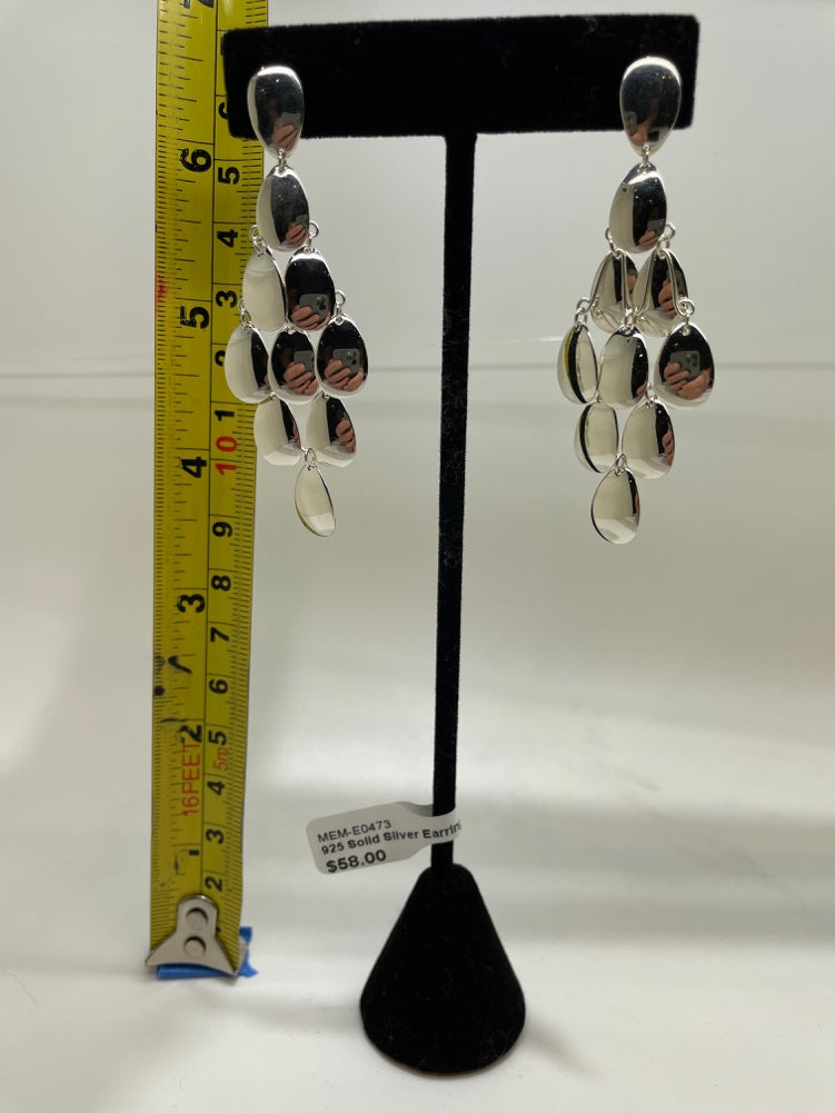 No Mas! 925 Solid Silver Earrings