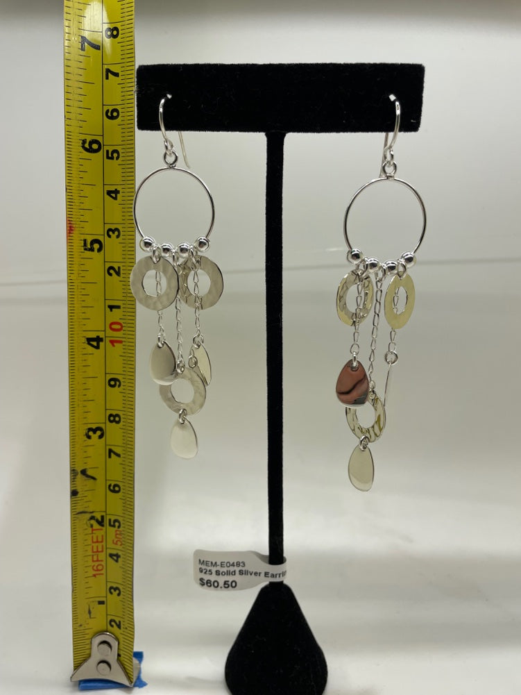 No Mas! 925 Solid Silver Earrings