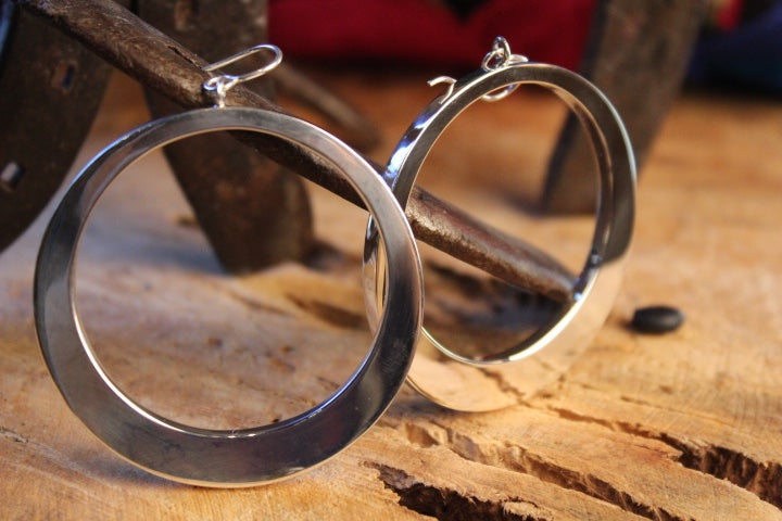 No Mas! 925 Solid Silver Earrings